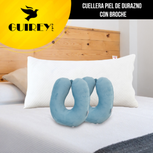Cuellera piel de durazno con broche