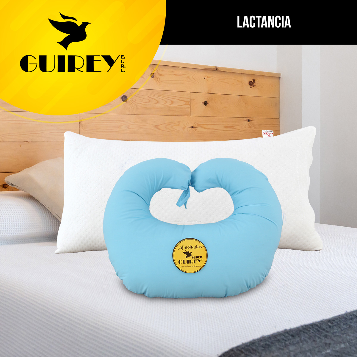 Almohada para lactancia grande